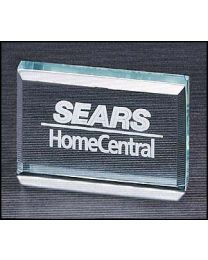 Acrylic award A3905 with engraving 2.5" x 4" 