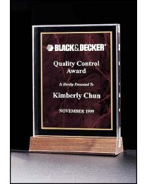 Acrylic award A4157ru with engraving 5" x 7.63" 