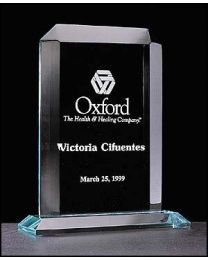 Acrylic award A5960 with engraving 8" x 10" 