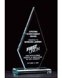 Acrylic award A6400 with engraving 5.75" x 10.5" 
