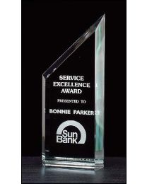 Acrylic award A6412 with engraving 3.25" x 8" 