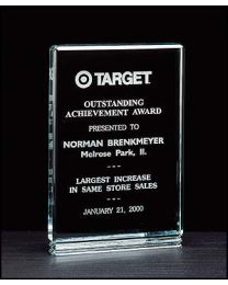 Acrylic award A6418 with engraving 5" x 7.5" 