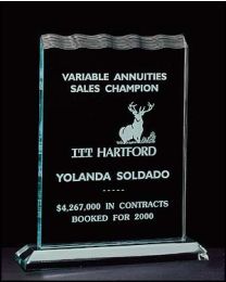 Acrylic award A6424 with engraving 5.5" x 7.25" 