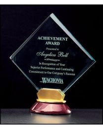Acrylic award A6502 with engraving 7.25" x 8.75" 