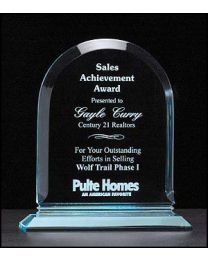 Acrylic award A6520 with engraving 6.5" x 7.75" 