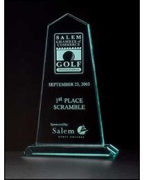Acrylic award A6538 with engraving 5.88" x 8.75" 