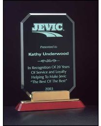 Acrylic award A6557 with engraving 7" x 9" 