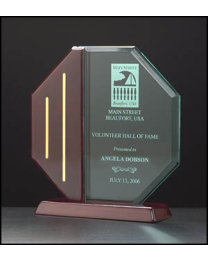 Acrylic award A6580 with engraving 7.13" x 7.5" 