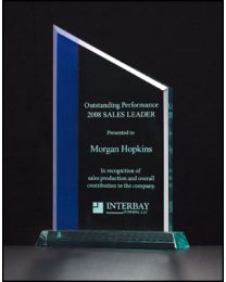 Acrylic award A6714 with engraving 5.5" x 8" 