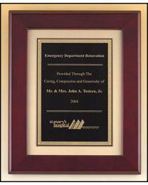 Engraved wall plaque P3390 12" x 15" for recognition 