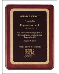 Engraved wall plaque P3741 7" x 9" for recognition 