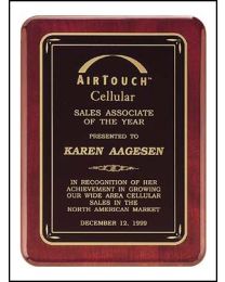 Engraved wall plaque P3756 7" x 9" for recognition 