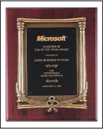 Engraved wall plaque P3823 10.5" x 13" for recognition 