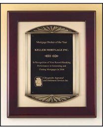 Engraved wall plaque P4139 14" x 17" for recognition 