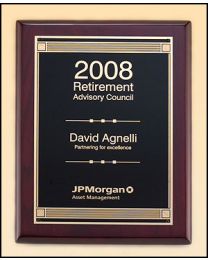 Engraved wall plaque P4466 7" x 9" for recognition 