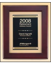 Engraved wall plaque P4469 12" x 15" for recognition 