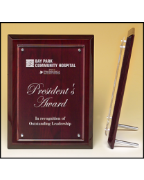 Engraved wall plaque P4472 7" x 9" for recognition 