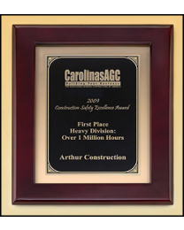Engraved wall plaque P4480 12" x 15" for recognition 
