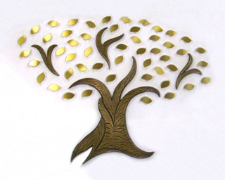 Small Brass Donor Tree