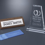 Nameplate and Award output from the DE-3